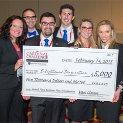 Enlightened Diagnosis win 2nd place in the 2015 Cardinal Challenge