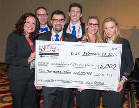 Enlightened Diagnosis wins 2nd place in the 2015 Cardinal Challenge