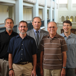 High Energy Physics Group: Mitch Wayne, Kevin Lannon, Colin Jessup, Randy Ruchti, and Mike Hildreth