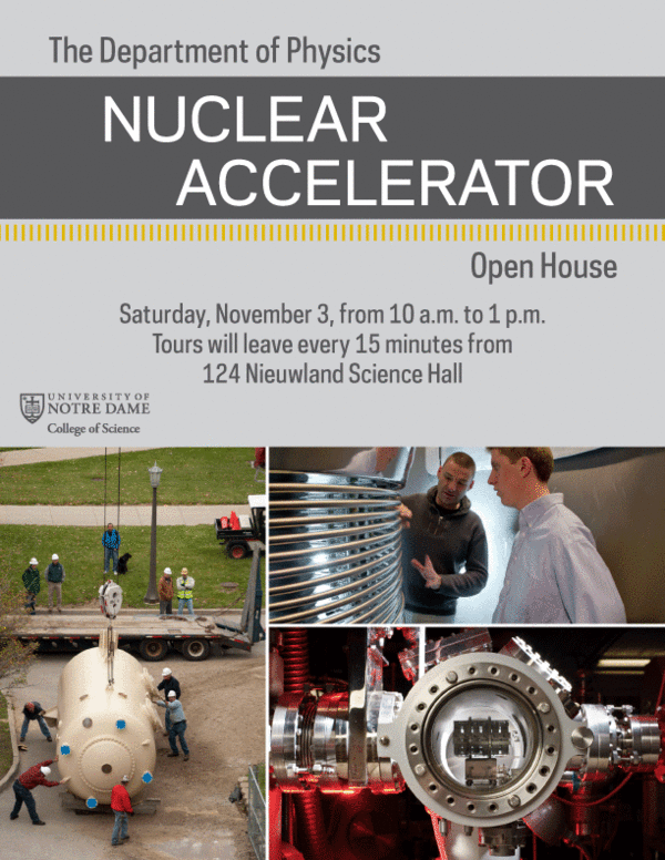 Nuclear Accelerator Open House - November 3, 2012