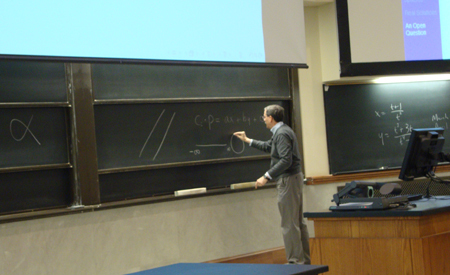 David Cox, Math for Everyone speaker. February 2014.