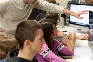 QuarkNet holds Masterclasses in particle physics for high school students