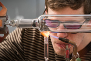 Scientific glassblowing at Notre Dame supports research, discovery across many fields