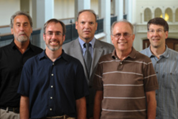 High Energy Physics Group: Mitch Wayne, Kevin Lannon, Colin Jessup, Randy Ruchti, and Mike Hildreth