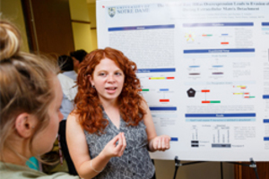 Biology NSF REU students present research findings