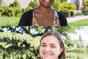 Two College of Science juniors awarded Clare Boothe Luce scholarships