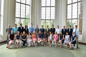 Senior Science students honored at Dean's Awards Luncheon