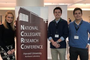 Glynn Scholars present at the 2020 National Collegiate Research Conference at Harvard University