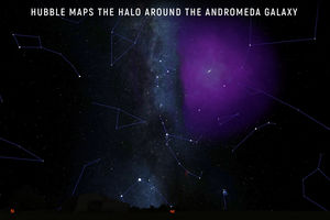 Galactic halos touching, comprehensive map of Andromeda halo shows