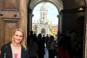 Notre Dame students selected for a Naughton Fellowship to complete a master’s degree in Ireland