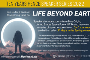 Ten Years Hence lecture series examines the new space race