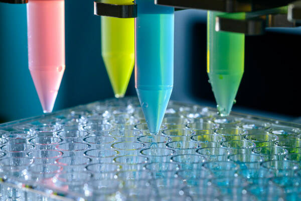 Pink, Yellow, Blue, Green Pipettes