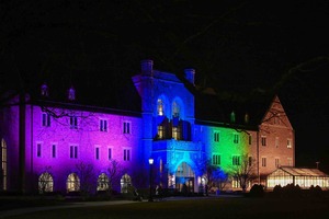 Notre Dame sheds (colorful) light on International Rare Disease Day
