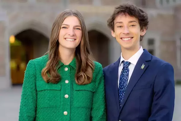 Class of 2025 Valedictorian, Salutatorian: Clare Cullinan and Bennett Schmitt